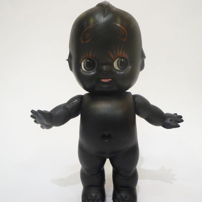 ソフトビニール人形　黒色
